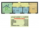 Vanzare apartament 2 camere Brancoveanu, apropiere metrou, bloc 2014, la cheie, COMISION ZERO